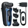 Braun | Shaver | 61-B1500s | Operating time (max) 50 min | Wet & Dry | Mėlyna/Juodas