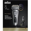Braun 9667CC Barzdaskutė Series 9 PRO+ Clean&amp;Charge / sidabrinis