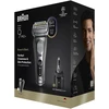 Braun 9675CC Barzdaskutė Series 9 PRO+ Clean&amp;Charge +Power Case / pilkas