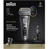 Braun 9675CC Barzdaskutė Series 9 PRO+ Clean&amp;Charge +Power Case / pilkas