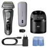 Braun 9675CC Barzdaskutė Series 9 PRO+ Clean&amp;Charge +Power Case / pilkas