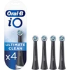 BRAUN iO RB CB-4 Ultimate Clean Juodas 4ct antgaliai dantų šepetėliui
