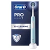 Elektrinis dantų šepetėlis Oral-B Pro 1 Caribbean Blue Cross Action