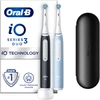 Braun iOG3d.2i6.2K Oral-B iO3 Elektrinis Dantų Šepetėlis Matt Juodas/Ice Mėlyna Duo Pack Edition