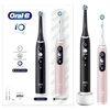 Braun iOM6d.2J6 Oral-B iO6 Duo Pack Elektrinis Dantų Šepetėlis Juodas + Rožinė Sand Extra Handle