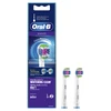 Oral-B Braun EB18-2 3D Baltas Elektrinio Dantų Šepetėlio Galvutės