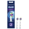 Oral-B Braun EB18-2 3D Baltas Elektrinio Dantų Šepetėlio Galvutės