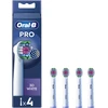 Braun Oral-B EB18-4 3D Baltas Pro Dantų Šepetėlio Galvutės, 4 Vnt.