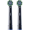 Braun Oral-B EB50-4 Cross Action Pro Juodas Dantų Šepetėlio Galvutės, 4 Vnt.