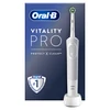 Braun Oral-B Elektrinis dantų šepetėlis D103 Vitality Pro Įkraunamas Suaugusiems Šepetėlių skaičius galvutės įeina 1 Baltas Number of teeth brushing modes 3