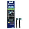 Dantų šepetėlio antgaliai EB50 Braun Oral-B Cross Action, juodi, 2 vnt