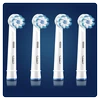 EB60-4 Braun Oral-B SENSI Labai labai plonos Elektrinio Dantų Šepetėlio Galvutės