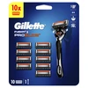 Gillette Fusion5 ProGlide Skustuvas Vyrams, +10 Skutimosi Galvučių