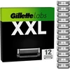 Gillette Labs skustuvo vyrams peiliukai, 12 skustuvo galvučių