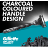 Gillette Mach3 Charcoal Skustuvas Vyrams, 1 Gillette Skustuvas + 5 Keičiamos Galvutės