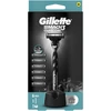 Gillette Mach3 Charcoal Skustuvas Vyrams, 1 Gillette Skustuvas + 6 Keičiamos Galvutės