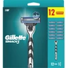 Gillette Mach3 skustuvo kotelis, 12 papildomų peiliukų