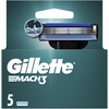 Gillette Mach3 Skustuvo Vyrams Galvutės, Papildomi Peiliukai, 5 Vnt.