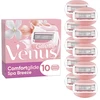 Skustuvo moterims Gillette Venus ComfortGlide Spa Breeze keičiamos galvutės, 10 vnt.