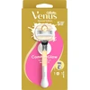Gillette Venus ComfortGlow Argan Oil Skustuvas, 1 Keičiamos Skustuvo Galvutės, Sieninis Laikiklis
