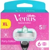 Gillette Venus Party Edition Skustuvo Keičiamos Galvutės, 6 vnt.