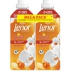 LENOR audinių minkštiklis Gold Orchid &amp; Vanilla 2 x 987 ml (94 Skalbimai)