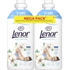 Audinių minkštiklis Lenor Sensitive Cotton Fresh, 2x1,239 l (118 Skalbimų)