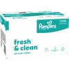 Pampers Fresh Clean Plastic Free Servetėlės Kūdikiams, 12 Pakuotė, 624 Servetėlės