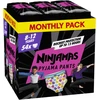 Pampers Ninjamas Pižaminės Kelnaitės Heart, 54 Sauskelnės, 27-43 kg
