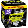 Pampers Ninjamas Pižaminės Kelnaitės Space, 54 Sauskelnės, 27-43 kg