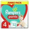Pampers Pants Sauskelnės-Kelnaitės, 4 Dydis, 52 Sauskelnės, 9-15 kg