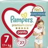 Pampers Premium Care Pants Sauskelnės, 7 Dydis, 27 Sauskeln