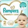 Pampers Premium Care Sauskelnės, 2 dydis (Mini), 68 vnt., 4-8 kg