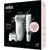 Braun Silk-épil 7 7-441 40 tweezers Sidabrinis, Baltas