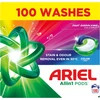 Skalbimo kapsulės Ariel All-in-1 Pods Color, 100 vnt.