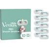 Skustuvo moterims Gillette Venus Deluxe Smooth Sensitive keičiamos galvutės, 10 vnt.