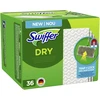 Swiffer Sweeper sausos šluostės, papildymas 36vnt