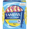 Tampax Compak Pearl Regular Tamponai Su Aplikatoriumi, 16 vnt.