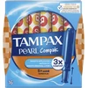 Tampax Compak Pearl Super Plus Tamponai Su Aplikatoriumi, 16 vnt.
