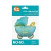 GoDan Baby Shower Foil Balloon Baby Boy Vežimėlis Mėlynas Godan