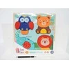 Bambam BAM BAM 541644 medinis Safari dėlionės