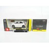 Bburago BBU 1:24 Fiat 500E 2023 Baltas 21110WT 11104