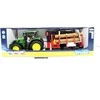 Komplektas Bruder John Deere 7R 350 su miško priekaba
