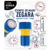 Kidea LEARNING CLOCK STAMP (SNZKA) antspaudų rinkinys