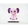 TY pliušinis - Beanie Boos - Eva the Violetinė Elephant (Regular) (TY36386)