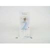PartyDeco Žvakutė Skaičius su karūna, žydra 9,5cm, Skaičius: 2