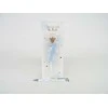 PartyDeco Žvakutė Skaičius su karūna, žydra 9,5cm, Skaičius: 7
