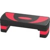 "HOMCOM step board" aerobikos treniruoklis, reguliuojamo aukščio su 3 lygiais (10/15/20 cm) fitneso treniruoklis, skirtas patalpoms lauke, kurio keliamoji galia iki 150 kg, raudonas