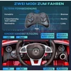 AIYAPLAY vaikiškas elektrinis automobilis, 12V vaikiškas automobilis su 2.4G nuotolinio valdymo pultu, muzikiniu USB, LED žibintais, elektrinis automobilis su garso signalu, saugos diržu, 3-5 km/h, skirtas 3-6 metų vaikams, raudonos spalvos