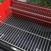 "Outsunny" medžio anglių kepsninė iš metalo BBQ rūkykla su ratukais, reguliuojamo aukščio grotelės, malkų stovas, mobili kepsninė ant vežimėlio, medžio anglių kepsninė, medžio anglių kepsninė, skirta kepsniams stovyklaujant, terasoje, 103x47x95 cm